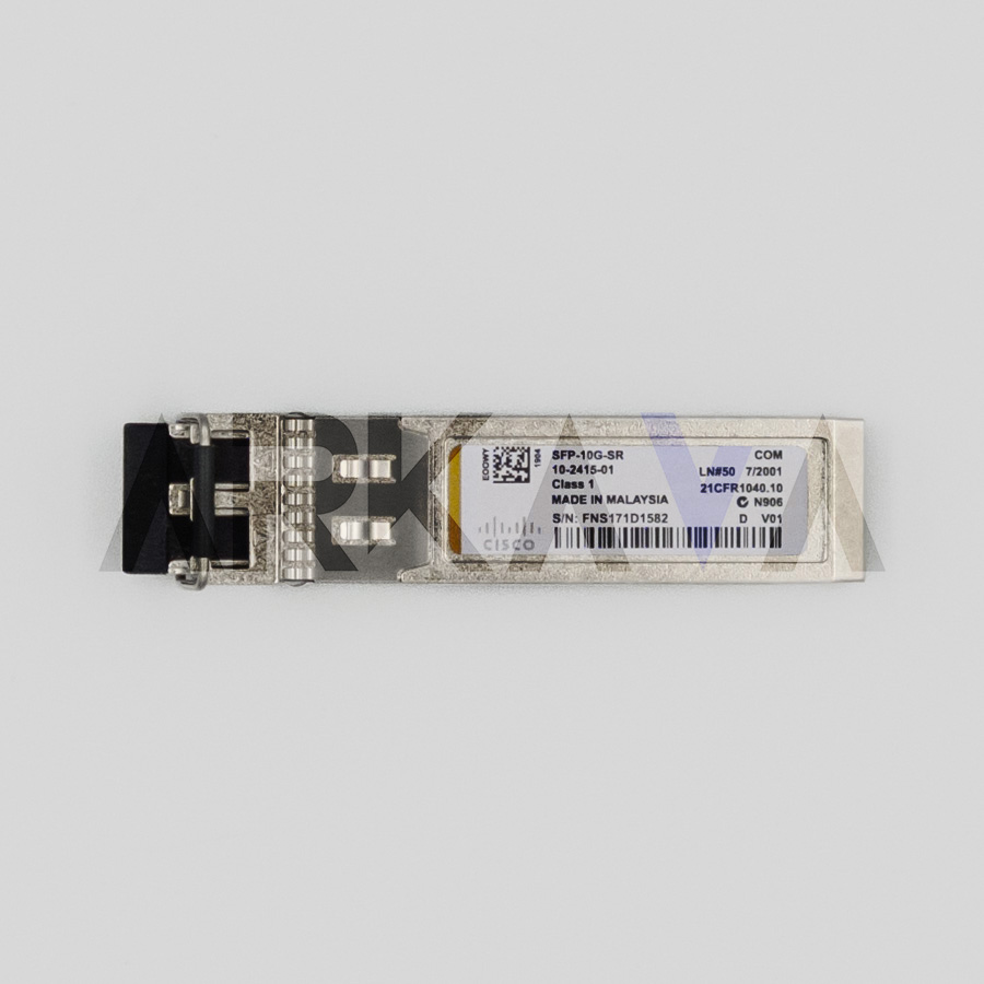ماژول فیبر نوری سیسکو SFP+ 10G SR MM برد 30 ماژول فیبر نوری سیسکو SFP+ 10G SR MM برد 300m